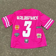 Fashion Wick Print Short Sleeve T-shirt