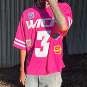 Fashion Wick Print Short Sleeve T-shirt