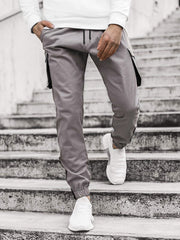 Three-dimensional pockets and leggings casual trousers