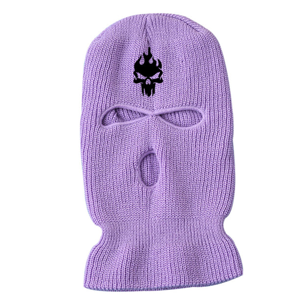 Fashion warm ski three-hole hat