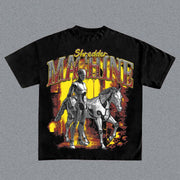 Trendy brand hip-hop printed street short-sleeved T-shirt