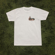 Trendy print street style T-shirt short sleeves