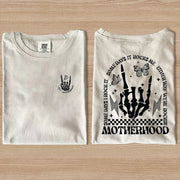 Motherhood Rock Skeleton T-shirt