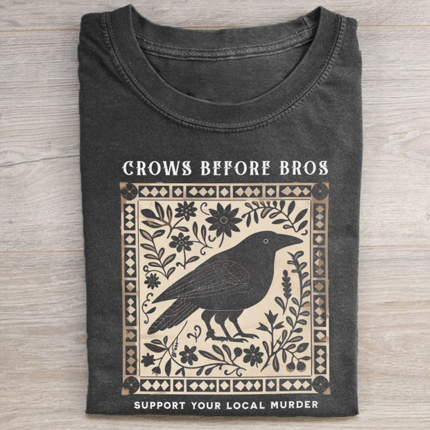 Crows Before Bros T-shirt