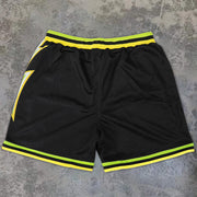 Casual Lightning Contrast Panel Fashion Sports Shorts