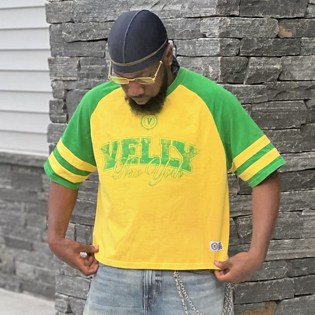 Casual Street Stitching Vintage T-shirt