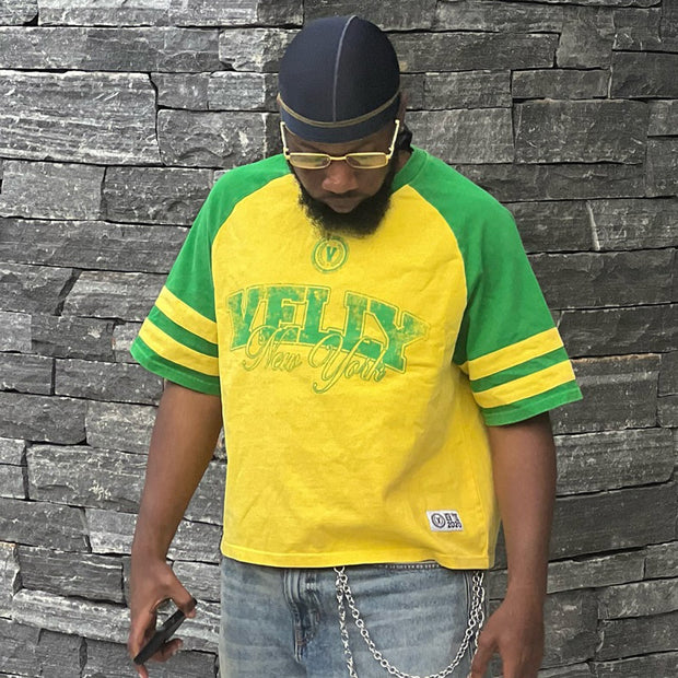 Casual Street Stitching Vintage T-shirt