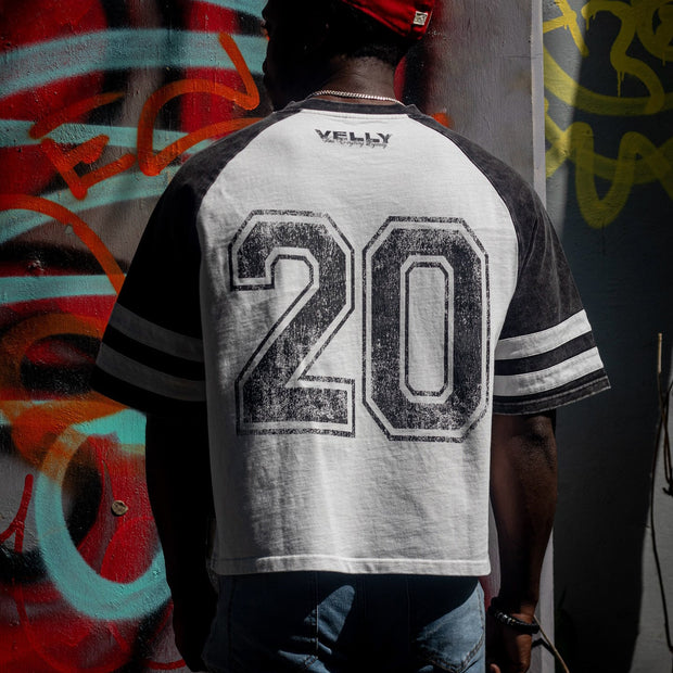 Casual Street Stitching Vintage T-shirt