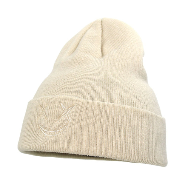 Clown ripped smiley knitted hat woolen hat
