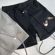 Street personality printed casual shorts