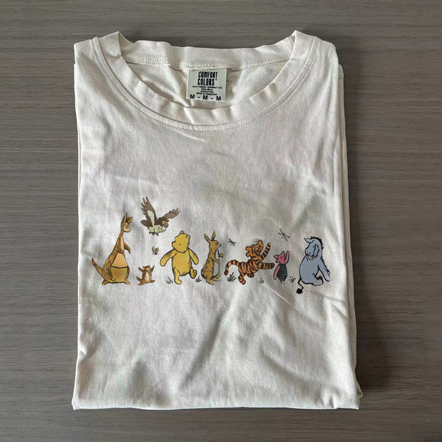 Retro Pooh And Friends T-shirt