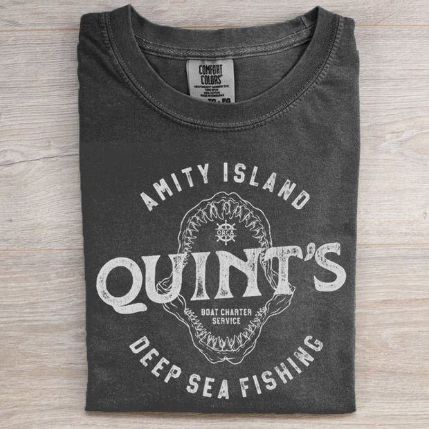 Jaws Quint's Deep Sea Fishing T-shirt