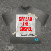 Spread the Gospel Casual Street Cotton T-shirt