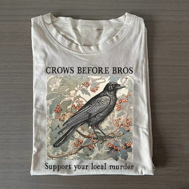 Crows Before Bros Vintage T-Shirt