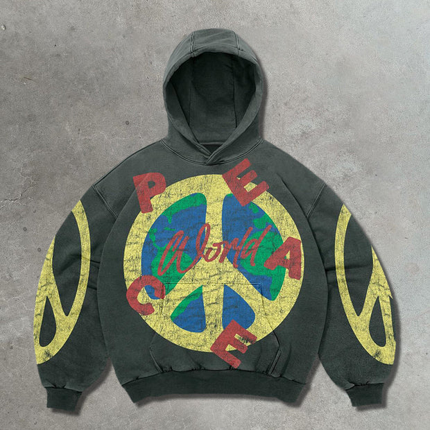 Stop the War Casual Street Heavyweight Hoodie