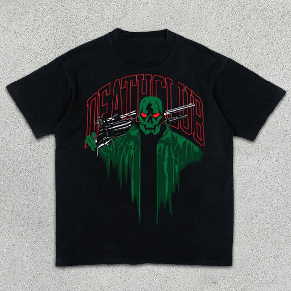 Gunslinger Graphic Print Short Sleeve T-Shirt