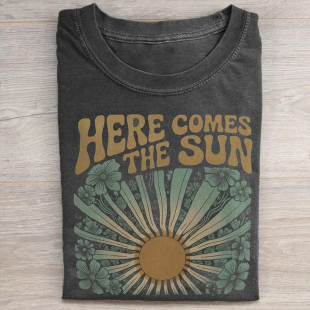 Retro 70s Sunshine Graphic T-shirt