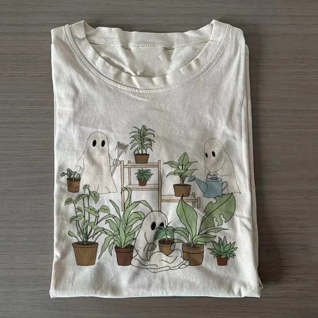Ghost Plant Shirts Crazy Plant Lady T-shirt