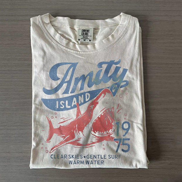 Jaws Amity Island 1975 T-shirt