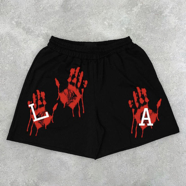 Casual Fashion Street Style Printed Shorts