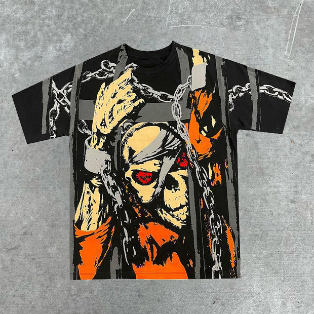 Retro Fashion Short Sleeve T-Shirt