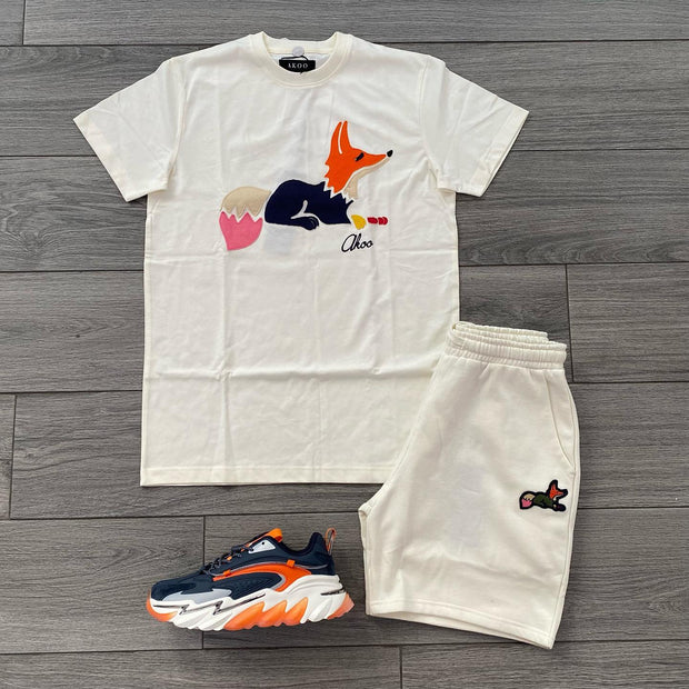 Casual Fox Print Suit