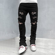 Trendy Street Slim Solid Color Jeans
