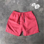 Casual solid color all-match casual loose five-point beach pants