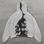 You Are What Print Long Sleeve Hoodies