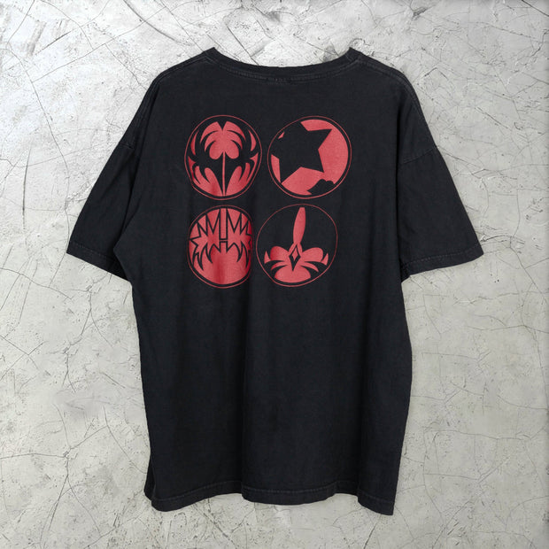 Fashion brand printed street style loose retro T-shirt