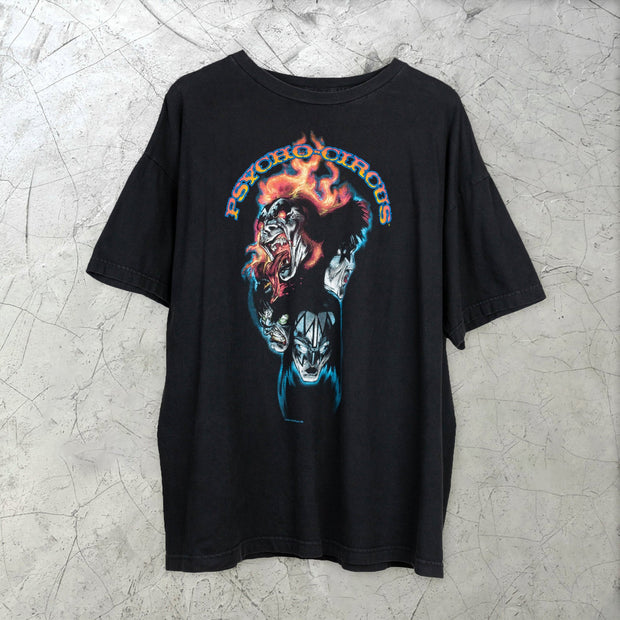 Fashion brand printed street style loose retro T-shirt