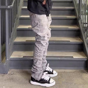 Casual Versatile Solid Color Multi-color Jeans