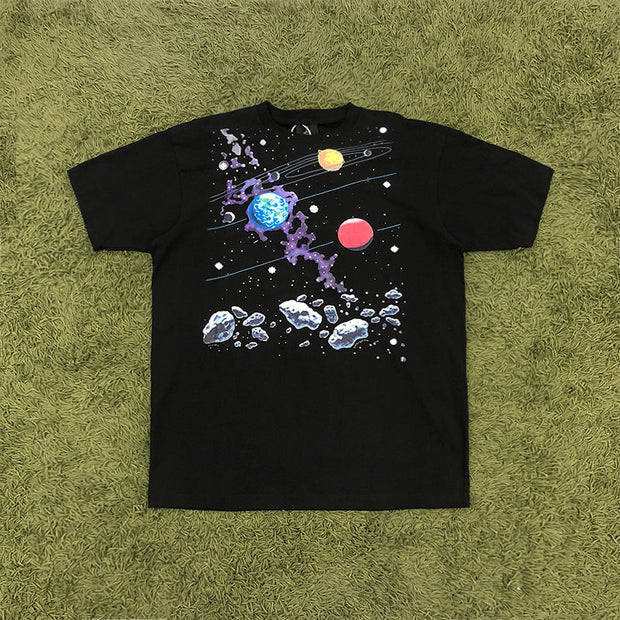 Happy Planet Personalized Print Street T-shirt