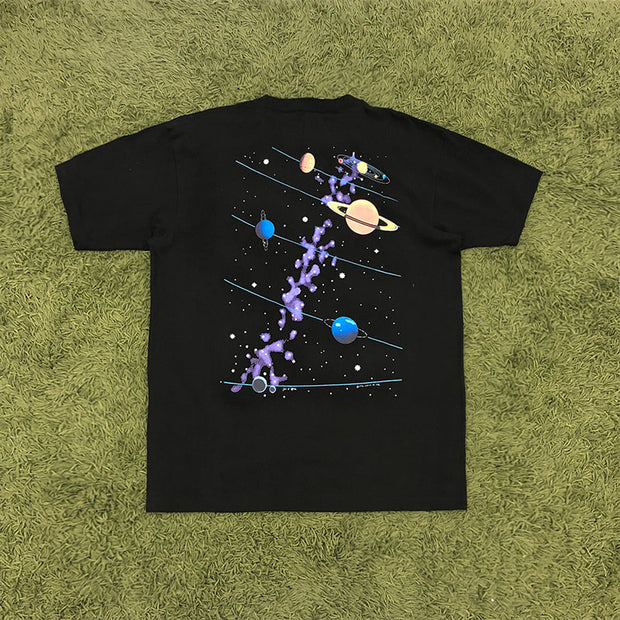 Happy Planet Personalized Print Street T-shirt