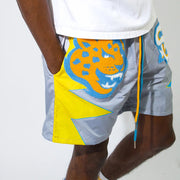 Leopard print casual street sports shorts