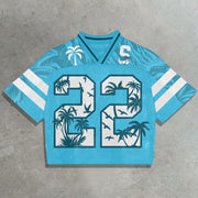 Hawaiian casual mesh jersey