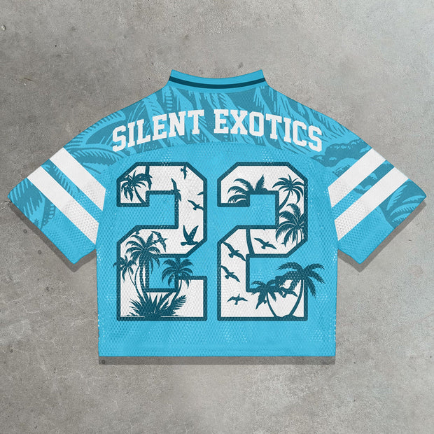 Hawaiian casual mesh jersey