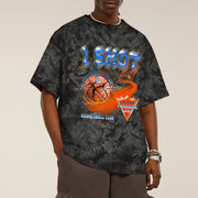 Casual round neck print short sleeve men