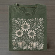 Boho Fall Floral T-shirt