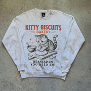 Funny Kitty Biscuits Bakery Sweatshirt