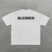 Blessed Print Short Sleeve T-Shirt