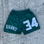 Casual and personalized solid color sports fitness shorts