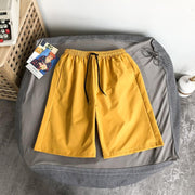 Trend solid color sports shorts