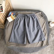 Trend solid color sports shorts