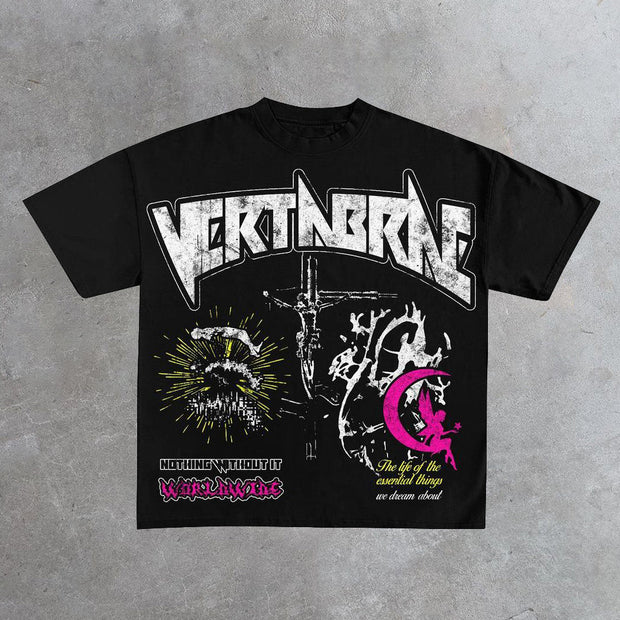 Redemption Print Casual Street Tee