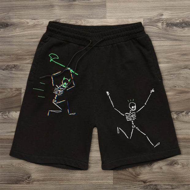 Fashion Retro Casual Loose Sports Shorts