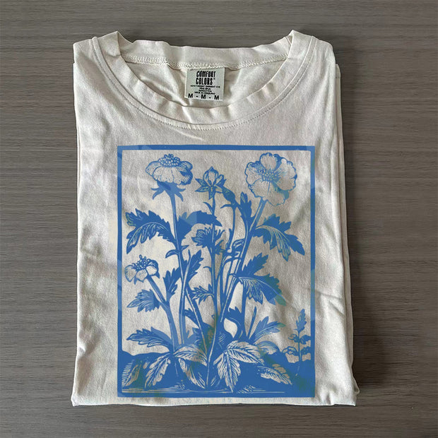 Vintage Wildflowers Graphic T-shirt