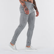 Men's fashion jacquard skinny trousers