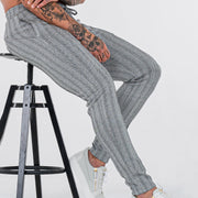 Men's fashion jacquard skinny trousers