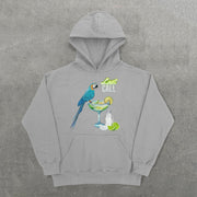Last Call Print Long Sleeve Hoodies